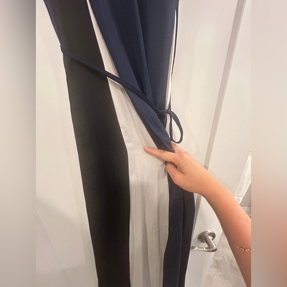 Banana Republic factory color block panel gown, size 2p - Picture 5 of 6